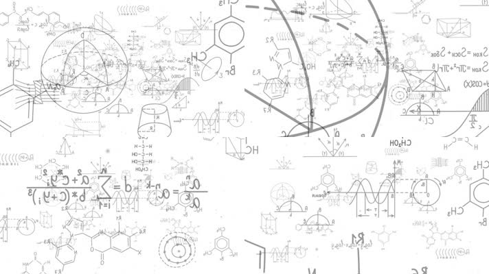 数学物理化学公式视频素材