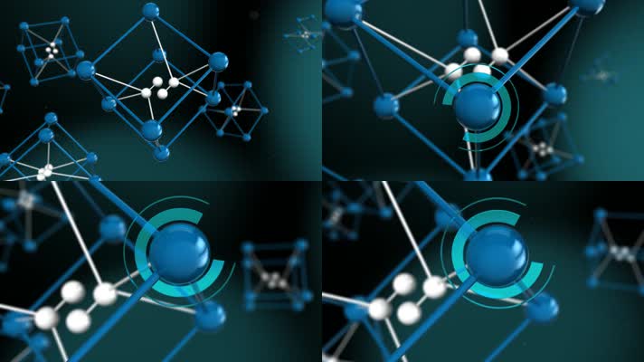 分子结构视频素材
