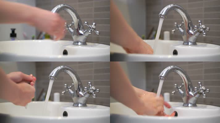 实拍洗手视频素材下载,高清实拍实拍洗手视频素材模板_凌点视频素材网