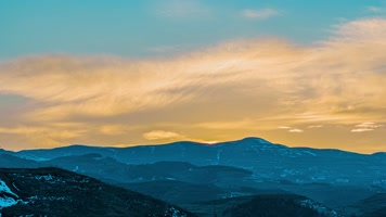 云南大山包大海子日落视频素材