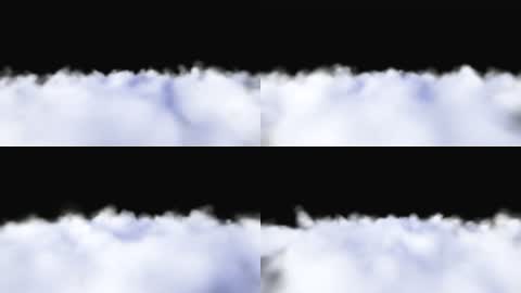 雪白云层云端效果合成背景循环