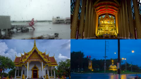 4K泰国佛教圣地震撼拍摄