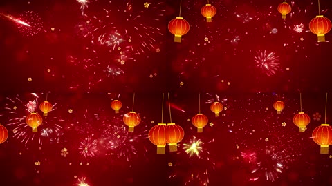 中国传统春节喜庆背景