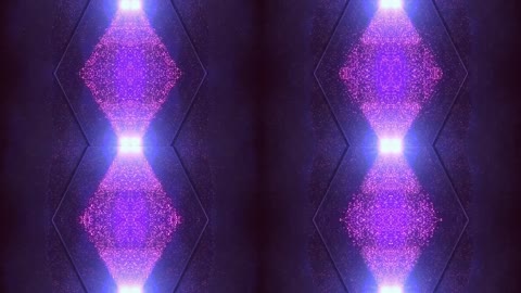 紫色旋转对称粒子歌舞背景