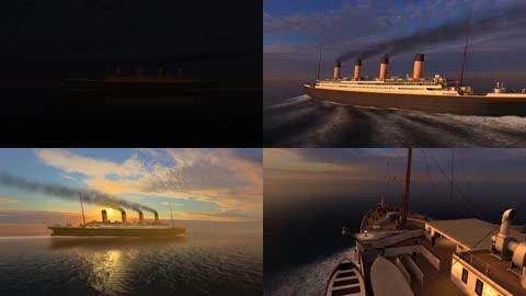4K泰坦尼克号动画