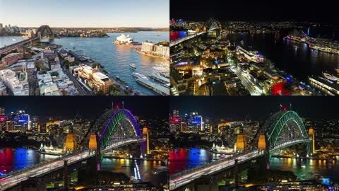 4K唯美的悉尼夜景