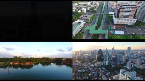 航拍泰国曼谷城市宣传片