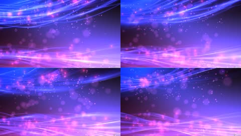 紫色色调梦幻时尚大气粒子