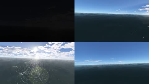 3D大气海面飞行穿梭