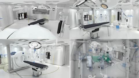 3D医疗机械手术室