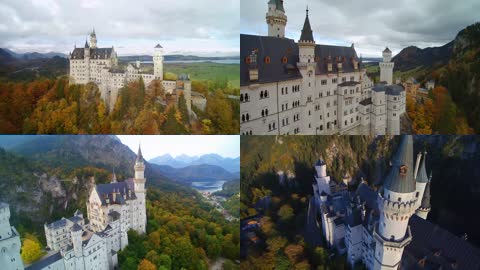 4K巴伐利亚新天鹅城堡
