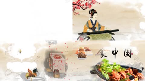中国水墨美食文化宣传片 