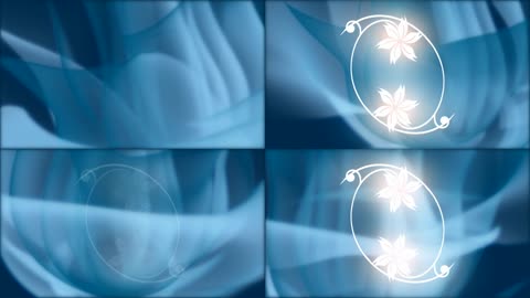 梦幻虚拟层次变幻场景光效花纹淡出婚礼LED背景视频素材