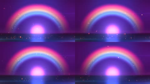 粒子彩虹4K背景