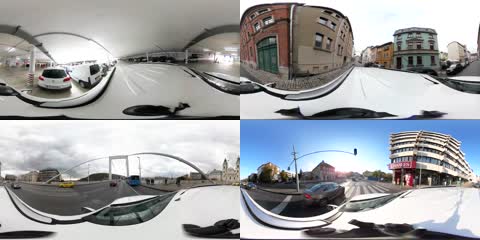 4K城市穿梭VR360公路穿梭全景视频