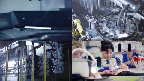 4K工业科技办公椅生产制造工艺