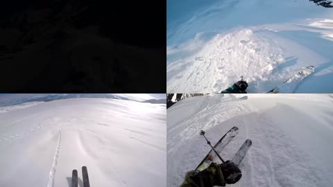 实拍滑雪极限运动配音AJ无水印音乐