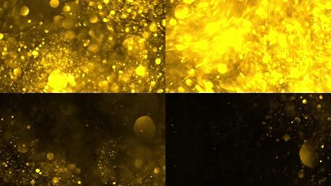 金色动感粉尘粒子LED视频