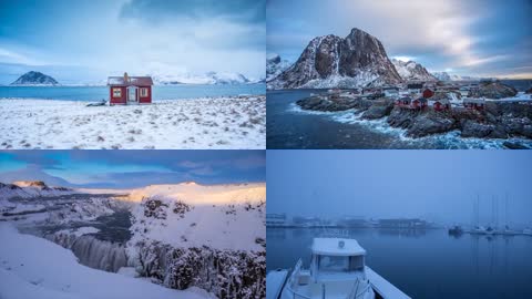 挪威和冰岛自然风景摄影
