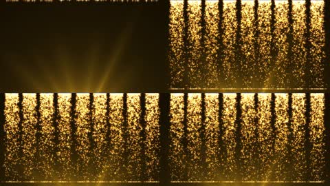 眼花缭乱闪烁金星瀑布变幻动态视觉效果舞台LED背景视频素材