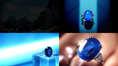 世界最大蓝钻戒指展示