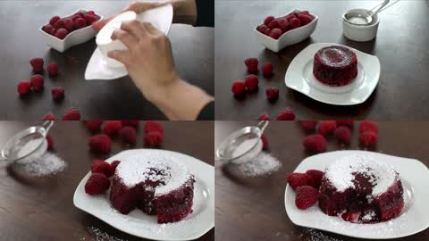 蔓越莓蛋糕实拍