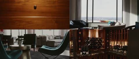 4K繁华城市高端酒店公寓室内展示