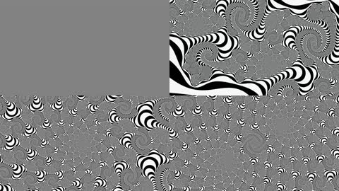 黑白几何抽象视觉