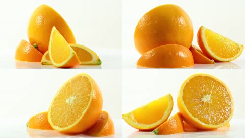 橘子旋转环实拍