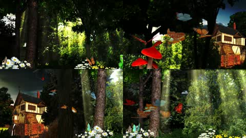 童话森林蝴蝶木屋