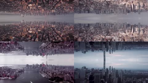 实景拍摄航拍纽约市建筑风景宣传片素材