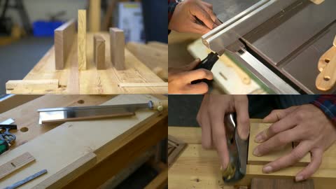 4K木工木料手工DIY木质饰品盒八宝盒