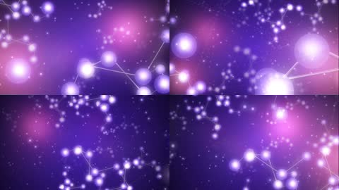 紫色梦幻原子