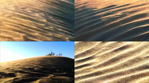 沙漠中的流沙