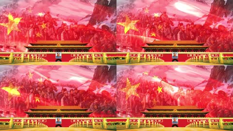 天安门长征五星红旗共产党