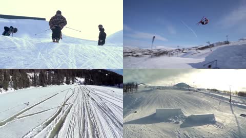 极品团队高山滑雪极限运动