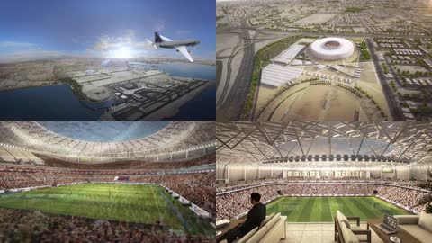 卡塔尔2022年世界杯建筑动画