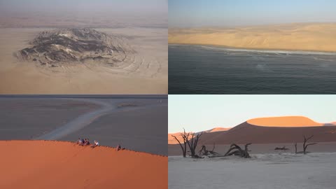 沙漠荒凉实拍4K