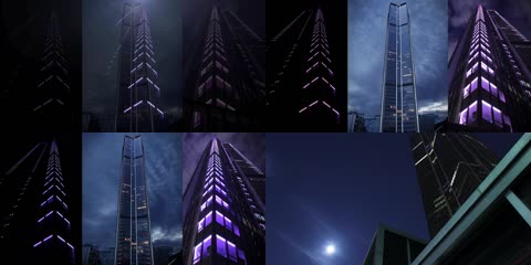 建筑-高楼大厦夜景灯光002