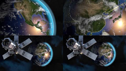 地球中国版图国家卫星