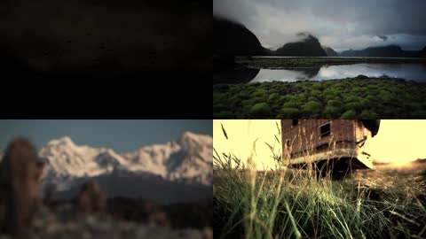延时摄影：新西兰的山与水