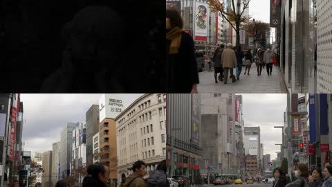 日本银座街景实拍