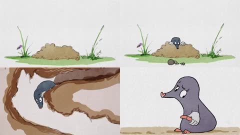 【创意动画】小鼹鼠的爱情