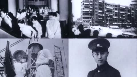 30年代老上海民国上海建设教育建设社会生活历史高清实拍