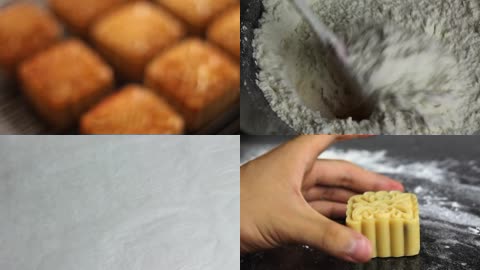 中秋月饼主题美食视频