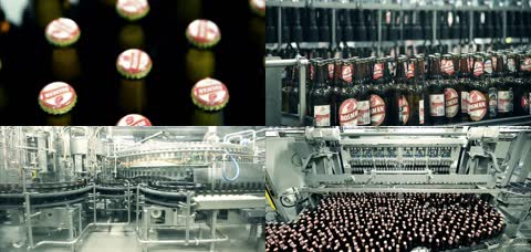 啤酒自动化生产