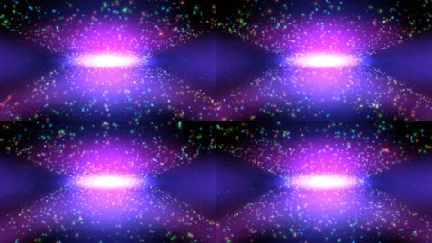 紫色星空粒子