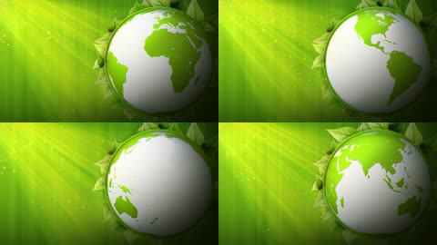 绿色地球公益环保背景
