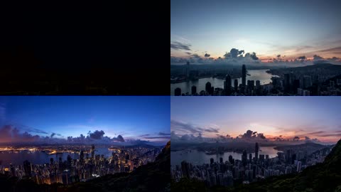 4K香港延时人文风景宣传片