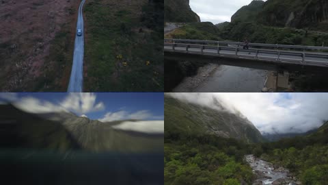 4k航拍新西兰人文风景宣传片